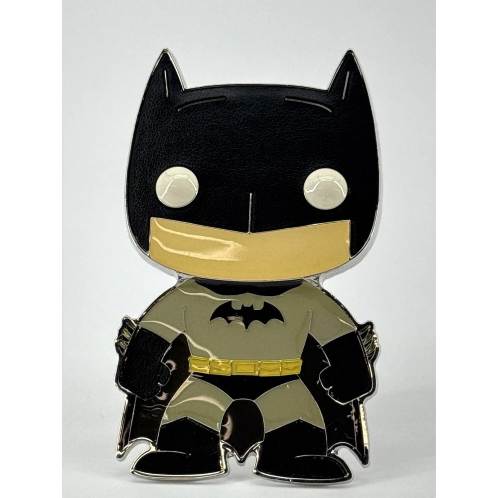 Funko Pop! Pin DC Super Heroes Batman #01 Enamel Pin Tan Apparel Clothing New